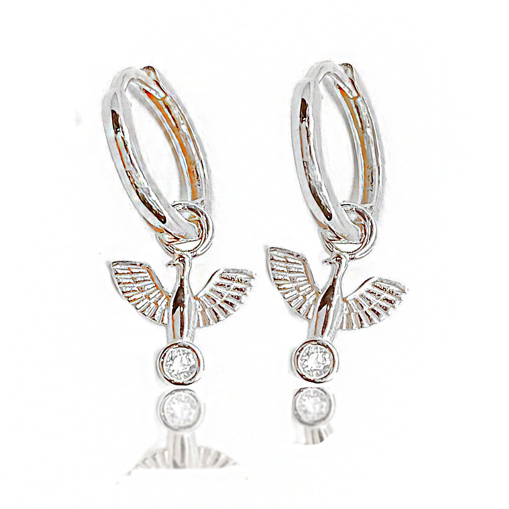 Angel Silver Earrings Ms2720