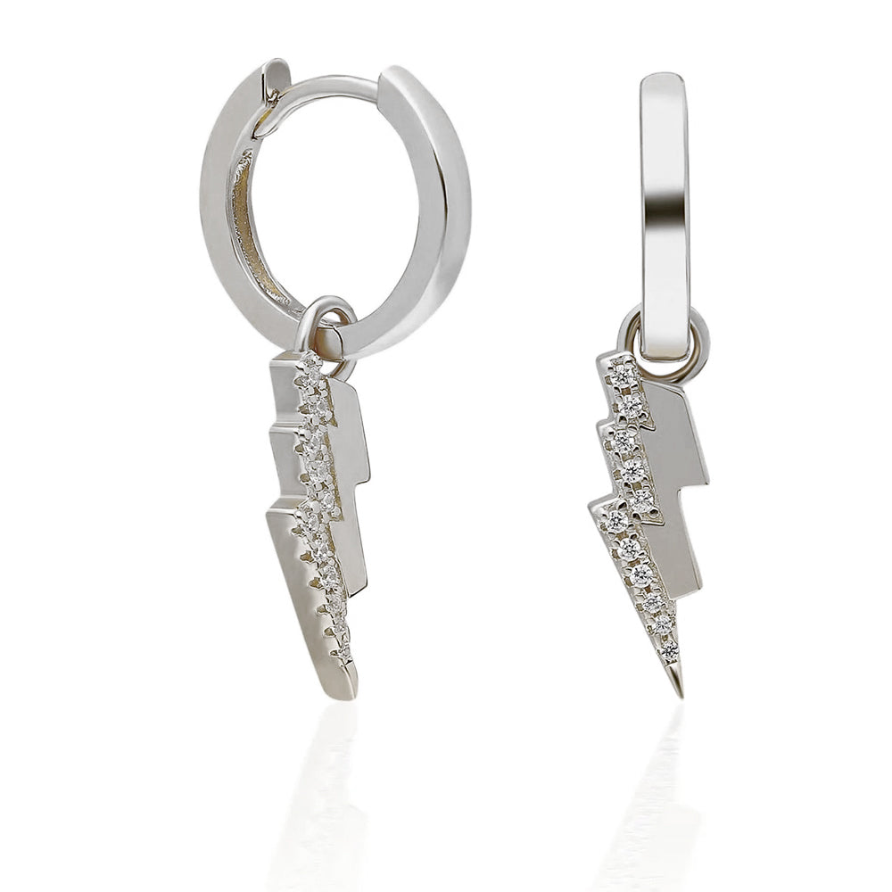 Lightning Silver Earring Ms2737