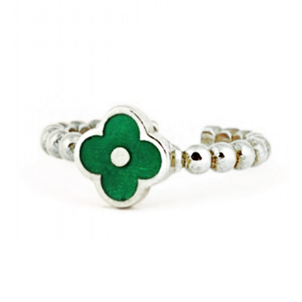 Clover Silver Ring SB662