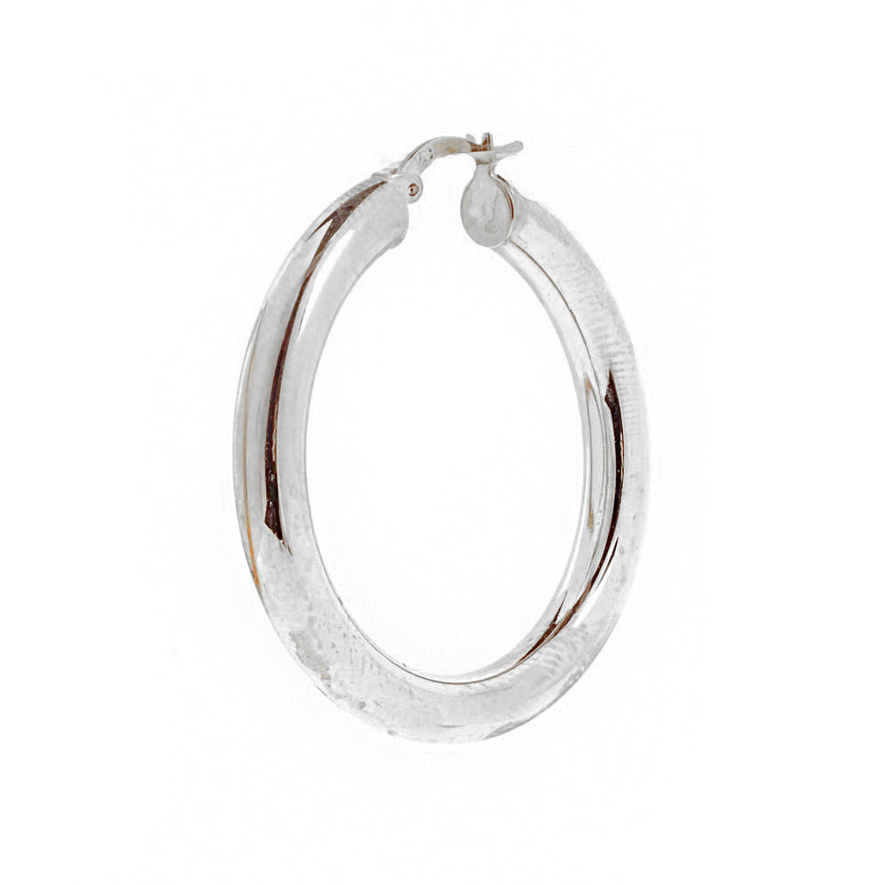 Ring Silver Earrings 4.0cm SB690