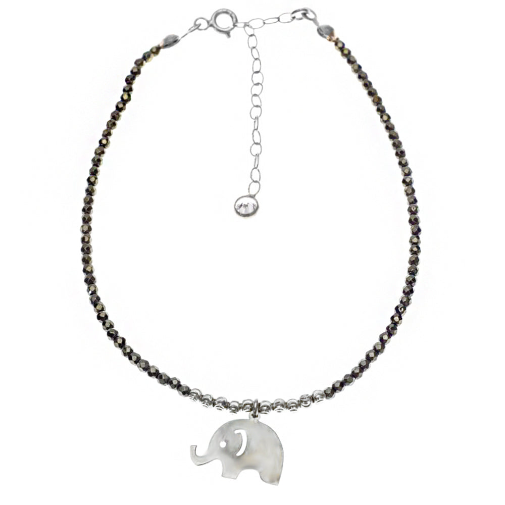 Elephant Silver Anklet SB694