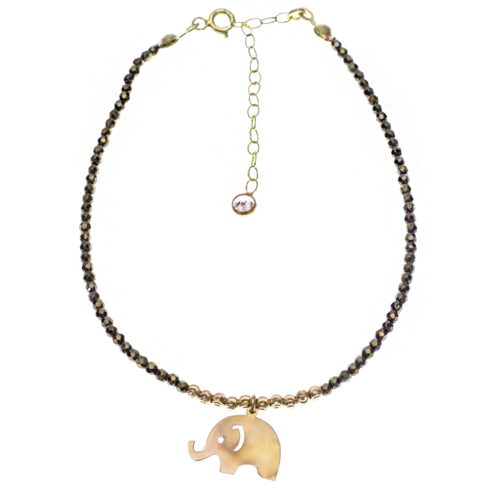 Elephant Silver Anklet SB694