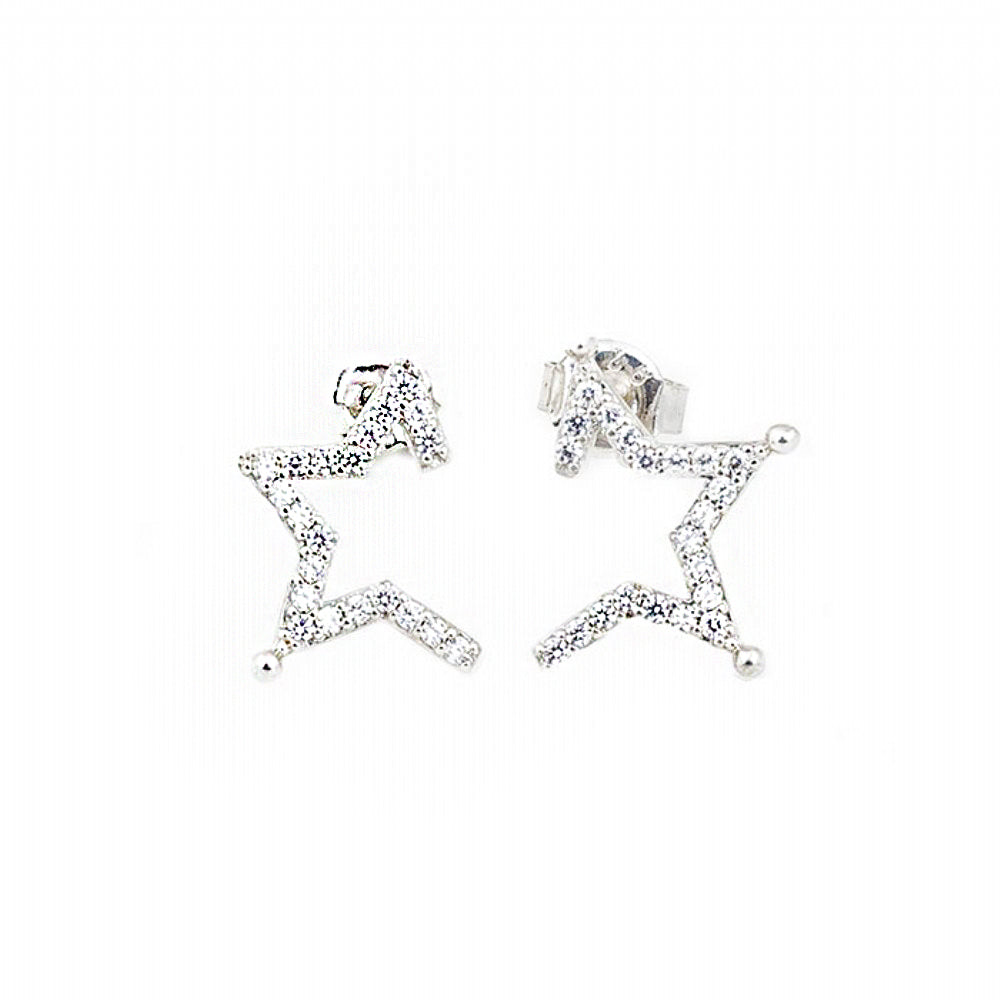 Star Silver Earrings SB944