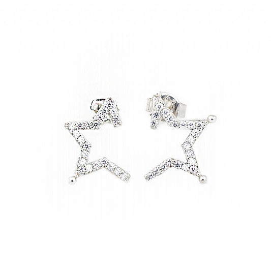 Star Silver Earrings SB944