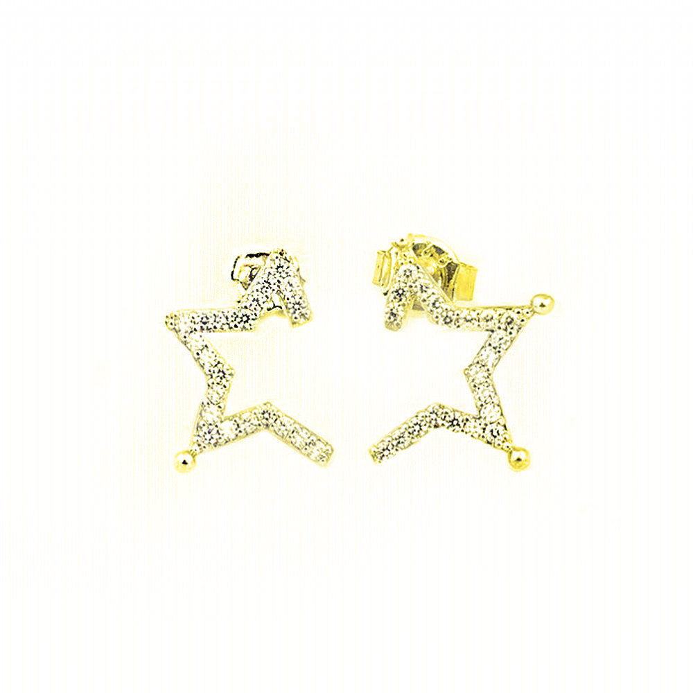 Star Silver Earrings SB944