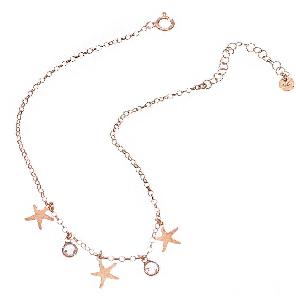 Star Silver Anklet SB698