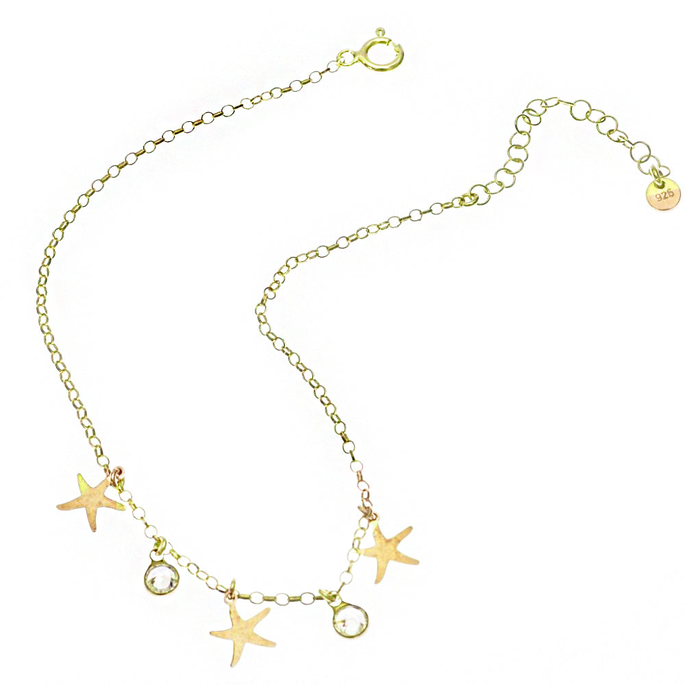 Star Silver Anklet SB698